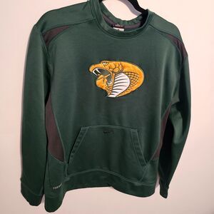 Nike Therma-Fit Forest Green Cobras Logo Sweatshirt Men's Size M